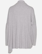 m&d fashion Maletă Gri deschis cu Vâscoză cu Croială Asimetrică și Mâneci tip liliac Reandriael