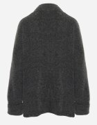 m&d fashion Pulover oversize cu adaos de lână cu guler înalt și manșete întoarse Jalowia Gri închis