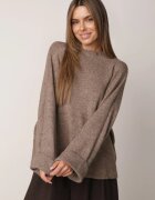 m&d fashion Pulover oversize cu adaos de lână cu guler înalt și manșete întoarse Jalowia Maro