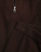 m&d fashion Set din tricot cu cu guler înalt și pantaloni cu croială dreaptă Leretia Maro