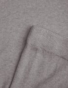 m&d fashion Set tricotat: bluză și pantaloni cu croială dreaptă în talie elastică cu vâscoză Lirette Gri