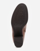 m.daszynski Botine cu toc gros din piele naturală cu decupaj decorativ Elavita Maro