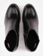 m.daszynski Botine cu toc gros din piele naturală cu decupaj decorativ Elavita Negre