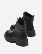 m.daszynski Botine Negre Casual cu talpă reliefată Rasidia