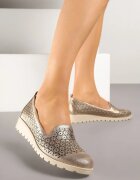 m.daszynski Pantofi Aurii pe Pană cu Branț din Piele și Față Perforată Arivos
