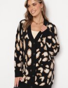m&v Cardigan Negru Lejer cu nasturi Heromena