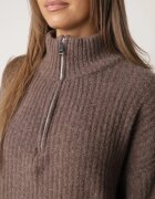 Made in Italy Pulover cu adaos de lână cu model în dungi Apercine Bej