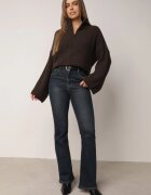 Made in Italy Pulover cu adaos de lână cu model în dungi Apercine Maro