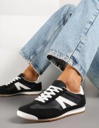 maira Adidași Negri cu Model Geometric Clesanna