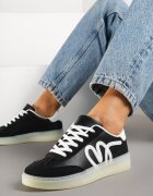 maira Adidași negri în stil clasic de tenisi cu aplicație decorativă Elddiva