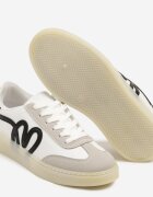maira Sneakers Albi în stil de tenis clasici cu aplicație decorativă Elddiva