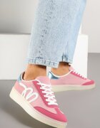 maira Sneakers Roz în Stilul Tenisilor Clasici cu Aplicație Decorativă Elddiva