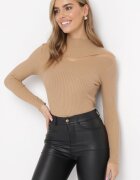 manosque Maletă Maro din tricot cu bandă transparentă la decolteu Sowilla
