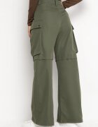 manosque Pantaloni Cargo Verzi cu Craci Largi Milosani