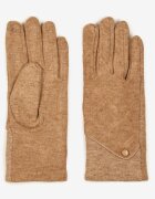  Mănuși Maro din Tricot Decorate cu Buton Elegant Senellia