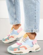 marquiiz Adidași Albastru-Alb Streetwear pe talpă cu reliefuri și scai Zilanne