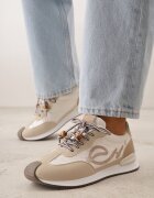 marquiiz Adidași Bej cu Model Geometric Prisnore