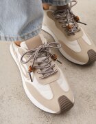 marquiiz Adidași Bej cu Model Geometric Prisnore