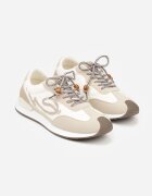 marquiiz Adidași Bej cu Model Geometric Prisnore