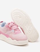 marquiiz Adidași Roz pe Talpă Groasă Decorate cu Imprimeu în Relief Nilanne