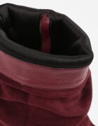 marquiiz Botine cu Toc și Tijă Răsucită Fronsată Zehira Bordo