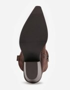 marquiiz Cizme în stil cowboy cu toc conic și model brodat Melanise Maro