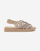 marquiiz Sandale leopard cu curea decorativă la călcâi Avelmoi