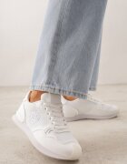 marquiiz Sneakers Casual Albe cu Cusături Decorative Chlylee