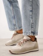 marquiiz Sneakers casuale din imitație de piele întoarsă cu talpă profilată Alevtina Bej