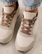 marquiiz Sneakers casuale din imitație de piele întoarsă cu talpă profilată Alevtina Bej