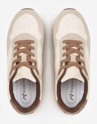 marquiiz Sneakers casuale din imitație de piele întoarsă cu talpă profilată Alevtina Bej