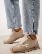 marquiiz Sneakers decorați cu model geometric Sameen Bej Bej închis