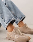 marquiiz Sneakers decorați cu model geometric Sameen Bej Bej închis