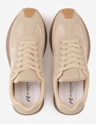 marquiiz Sneakers decorați cu model geometric Sameen Bej Bej închis