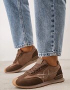 marquiiz Sneakers decorați cu model geometric Sameen Bej Maro