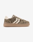 marquiiz Sneakers Leopard stil teniși cu dungi geometrice Falenira