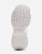 marquiiz Sneakers pe talpă groasă cu embosări și aplicație în formă de inimă Farina Albi