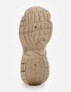 marquiiz Sneakers pe talpă groasă cu embosări și aplicație în formă de inimă Farina Bej închis
