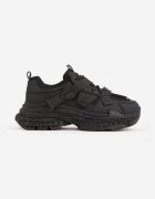 marquiiz Sneakers pe talpă groasă cu embosări și aplicație în formă de inimă Farina Negri