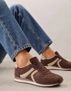 marquiiz Sneakers sport din imitație de piele întoarsă cu inserții geometrice Shanoom Maro