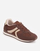 marquiiz Sneakers sport din imitație de piele întoarsă cu inserții geometrice Shanoom Maro