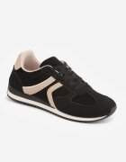 marquiiz Sneakers sport din imitație de piele întoarsă cu inserții geometrice Shanoom Negri
