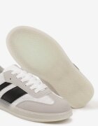 mellisa Sneakers Albi Tip Tenisi Iconici pe Talpă Semitransparentă Ulinera