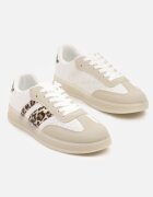 mellisa Sneakerși bej cu imprimeu leopard Tip teniși iconici pe talpă semitransparentă Ulinera