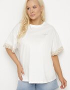melya by melody Bluză Albă De Bumbac Decorată Cu Broderii Lizandra
