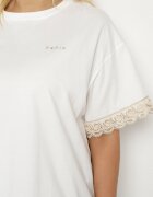 melya by melody Bluză Albă De Bumbac Decorată Cu Broderii Lizandra