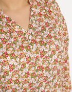 melya by melody Bluză Portocalie din Viscoză Florală Edilitia