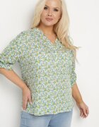melya by melody Bluză Verde deschis din Viscoză cu flori Edilitia
