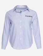 melya by melody Cămașă Albastră Deschisă în Dungi Decorată cu Broderie Denelle