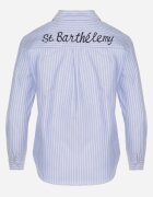 melya by melody Cămașă Albastră Deschisă în Dungi Decorată cu Broderie Denelle